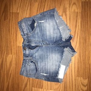 Denim shorts